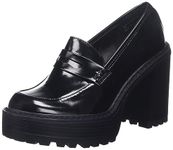 Madden Girl Women's Kassidy Loafer, Black Box, 4.5 UK