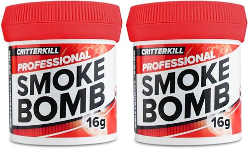 CritterKill Smoke Bomb 2-Pack – 16g Pest Control Fumigator