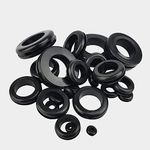 KRIONKART Open Rubber Grommets Electrical Wire Cable Grommet (19mm)