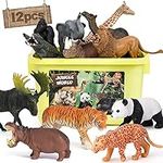 FRUSE Safari Animals Figures Toys,1