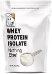 It's Just! - Whey Protein Isolate (Unflavored), Grass-Fed Dairy Cows, Product of United Kingdom, 30g Protein (Unflavored, 1.25 Pound)