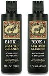 Bickmore Bick 1 Leather Cleaner 8 oz (2 Pack) - Clean Dirt, Oil, Sweat, Salt, and Water Stains from All Colored, White, and Black Leather