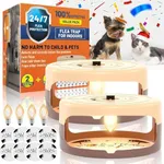 2 Packs Flea Traps for Inside Your 