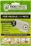 Tick Remover Card - Wallet Sized Tick Removal Tool with Free Tick ID Card & Testing Information - for People, Dogs, Cats (1 Pack)