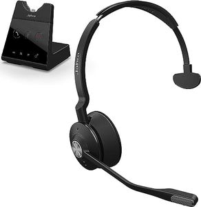 Jabra Engage 65 Wireless Mono Headset with Advanced Noise-Cancelling Microphone & Call Center Headset with All Day Battery Life (Renewed)