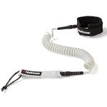 Northcore Surfing and Watersports Accessories - 10FT SUP Stand Up Paddle Boarding Coiled Leash/Strap - White