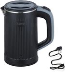 Focustar 800ML Electric Kettle Portable Travel Electric Auto Shut-Off & Dry Burinig Protection Stainless Steel Quick Boiling Bottle