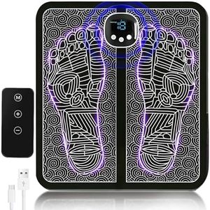 Sakmot EMS Foot Massager, 19 Intensities, 8 Modes, Pain Relief, Improve Circulation, Rechargeable