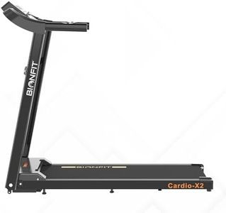 BIONFIT Treadmill Cardio-X2 for Home Gym Fitness | 3 HP Peak, DC Motorized Foldable Running Machine | Manual Incline Walking pad for Workout with 3 Years Warranty and DIY Installation