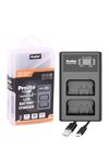 Prolite Dual LCD Charger for Nikon EN-EL25 Camera Li-ion Battery | Comes with Type C + Micro USB Port, Type-C Wire