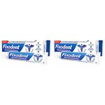 Fixodent Professional Denture Adhesive Cream, 40 ml, Fixdont's Best Hold & Antibacterial Action, Precise Application With Super Thin Nozzle, Mint (Pack of 2)