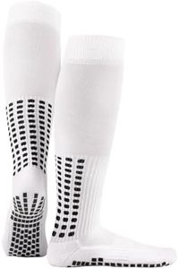 LUX Chaussettes de Football antidérapantes, antidérapantes pour Football, Basket-Ball, Hockey, Sport
