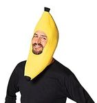 Banana Hat Costume Accessory Plantain Tropical Fruit Accessories Hats Headwear Costumes, Adult One Size