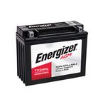 Energizer TX24HL AGM Motorcycle and ATV 12V Battery, 350 Cold Cranking Amps and 21 Ahr, Replaces: YTX24HL-BS and others, Black, 205mmx87mmx162mm