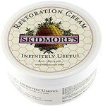 Skidmore's Restoration Cream | Leather Repair Cream for Furniture, Leather Conditioner, Softener | Leather Restoration Cream will also Restore Antique Wood | Non-Toxic Formula, Made in USA | 6 Ounces