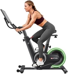 AsVIVA S20 Speedbike - Indoor Cycle Heimtrainer, 21,5" TFT Touchdisplay, Bluetooth-App (Kinomap, Zwift), 20 kg Schwungmasse, leise Magnetbremse, LED Knob