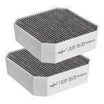 Freairpilot 2PCS Air Filter Compatible with Molekule Air Cleaner, Pre-Filter Replacement with Activated Carbon