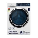 Electrolux 8kg 5 Star Fully Automatic Front Load Washing Machine with UltraMix, Full Load Vapour Wash for Sustainable Clothing, Hygienic Care, EcoInverter, White, UltimateCare 500, EWF8024R5WB
