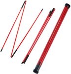 Golf Alignment Stick, 2 Pack Collap