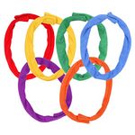 Chew Necklaces for Sensory Kids, Fabric Necklace Oral Toys for Boys Girls Alternative to Chewing, Terry Cloth Absorbent Chewy Toy Autism for ADHD SPD Fidgeting 6 Pack