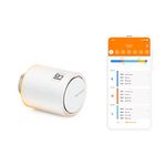 Netatmo Additional Smart Radiator Valve, Room control, Save Heating Costs, Add-on for Netatmo Thermostat and for collective or district heating, 2 add. batteries, works with voice assistants, NAV -AMZ