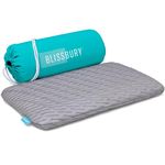 BLISSBURY 6.5cm Ultra Thin Pillow for Sleeping | Premium Memory Foam Flat Pillow for Stomach Sleeping | for Back & Stomach Sleeper | Certified Foam for Neck and Back Support | Removable Case