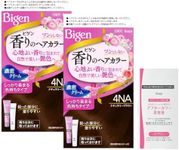 Hoyu Hoyu Bigen Hair Color Cream for Gray Hair, 4NA (Natural Brown), 1.4 oz (40 g) + Agent 2, 1.4 oz (40 g) x 2, Bonus [Quasi-Drug]