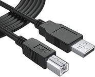 FEDUS 3 Meter USB Printer Cable, USB A to Male To USB B 2.0 Cable Cord Compatible with Printers, Scanner For Brother Dell, HP, Epson, Canon, Xerox, Samsung, Epson-9.84 Feet