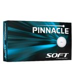 Pinnacle Soft Golf Balls, White (15 Ball Pack)