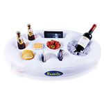 FEEBRIA Pool Cup Holder Inflatable Drink Holer Floating Tray for Pool Hot TubPool Cup Holder Inflatable Drink Holer Floating Tray for Pool Hot Tub