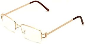 V.W.E. Rectangular Frame Clear Lens