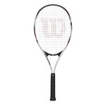 Wilson Fusion XL Tennis Racket, Aluminium, Head-Light (grip-heavy) balance, 291 g, 69.9 cm length, Red