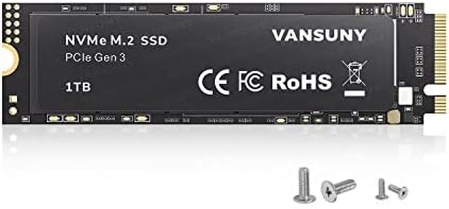 Vansuny 1TB NVMe M.2 Internal Solid State Drive PCle 3.0 TLC NVMe M.2 SSD 3D NAND NVMe M.2 2280 Speed up to 2900/2700MB/s Internal Solid State Hard Drive PCIe SSD