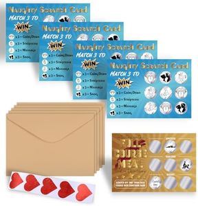 PopManko Lot de 5 cartes à gratter coquines pour elle, carte à gratter pour la Saint-Valentin, cadeaux amusants pour petite amie, épouse, Noël, anniversaire, Saint-Valentin, anniversaire de mariage,