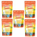 Biosolve Septic - Septic Tank Cleaning Powder | Stops Odors in 7 Days | Reduces Sludge in 14 Days | Prevents Overflow & Backflows | Lab-Verified 1 Billion++ CFU Septic Tank Cleaner | Pack of 5(1.25KG)