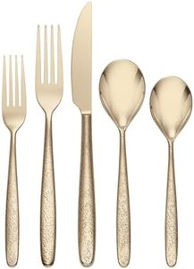 Oneida 894808 Storm Champagne 20 Piece Everyday Flatware Set, Service for 4