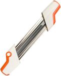 2 in 1 Chainsaw Sharpener, Easy File Chain Saw Sharpener Tool for 0.325'' Pitch - 3/16" (4.8mm) File Diameter Safe Faster Filing Sharpening Tool