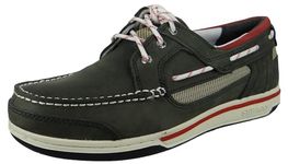 Sebago Men's Triton Three Eyelets FGL Boat Shoes, Navy Blue, 7 UK