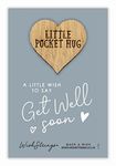 “Get Well Soon” Pocket Hug Keepsake Token | Thoughtful Gift for Recovery | Sympathy Gift | Thinking of You | Small Support Gift for Hospital Stay | Uplifting Keepsake for Loved Ones