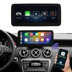 Road Top 10.25 Inch Car Touchscreen Wireless CarPlay Android Auto for Mercedes Benz A CLA GLA Class W176 C117 X117 X156 2013-2015 Year, Car Stereo Multimedia Radio Receiver