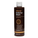 Exterior Wood Stain (Dark Oak) - Quick Drying and Easy-to-Apply - Concentrated Wood Stain for Outdoor Wood, Garden Furniture, Windows & Cladding - 250ml