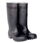 Custom Leathercraft Men's CLC Wear R23013 Over The Sock Black PVC Rain Boot, Size 13