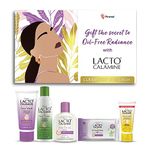 Lacto Calamine Premium Face Care Kit for Women | Face Wash, Sunscreen, Wet Wipes, Toner, Face Lotion | Set of 5 signature products | Gift Hamper