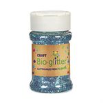 Craft Biodegradable Glitter, Chunky Glitter, Arts and Crafts for Kids, Reindeer Food, Card Making, Decorations, Craft Glitter for Candle Making, Eco-Friendly, Cruelty Free - Turquoise - 40g