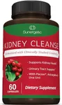 Premium Kidney Cleanse Supplement – Powerful Kidney Support Formula with Cranberry Extract Helps Support Healthy Kidneys & Urinary Tract Support– 60 Vegetarian Capsules