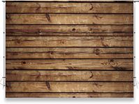 Rustic Wood Backdrop for Photography, 10x8ft Vinyl Brown Wooden Backdrops, Wood Floor Photo Backdrop, Background Photo Booth for Birthday Baby Shower Newborn Photo Backdrop for Photoshoot