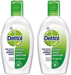 Dettol Instant Hand Sanitizer - 50 ml (Pack of 2)