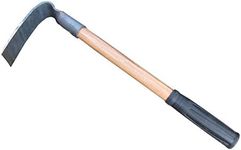 Forged Hoe Forged Adze Grubbing Hoe Solid Mattock Pick Digging Tool 17-inch Mini Grub Hoe 1LB