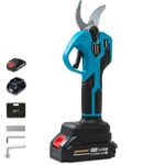 TOMAHAWK® TCPR-B42 Cordless Electric Pruner, 42mm Cutting Capacity – 20V Battery Pruning Shears for Garden, Orchard & Vineyard | Electric Branch Cutter with 2 x 1.5Ah Batteries & Charger
