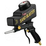 Lematec Sandblaster Portable Speed Blaster, Sand Blasting Nozzle Gun, Gravity Feed Sandblast Blaster with Extra Tip (Black)